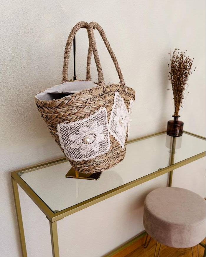 BOLSO RAFIA PUNTILLA