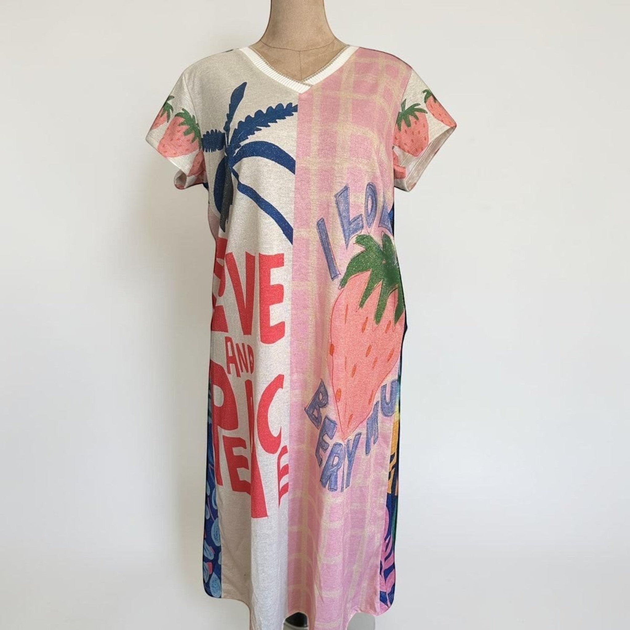 Vestido Lurex fresón