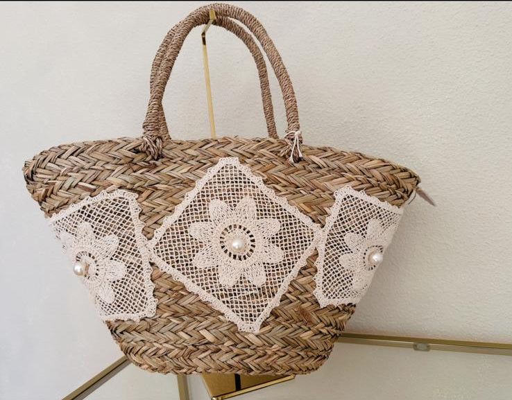 BOLSO RAFIA PUNTILLA