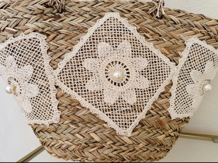 BOLSO RAFIA PUNTILLA