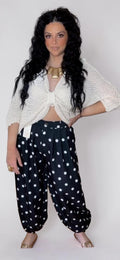 Pantalón Lunares Negro